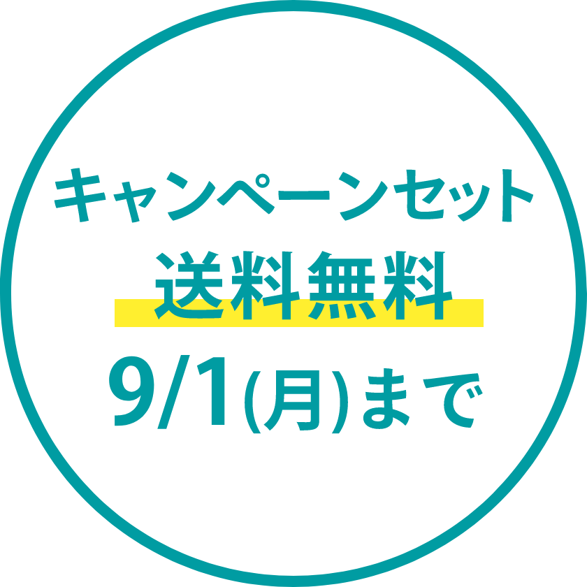 キャンペーンセット 送料無料 9/1(月)まで